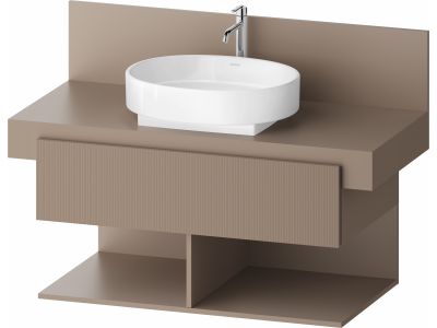 Dulap baza Duravit Balcoon 100x57cm, un sertar cu inchidere lenta, umbra mat