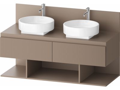 Dulap baza Duravit Balcoon 120x57cm, doua sertare cu inchidere lenta, umbra mat