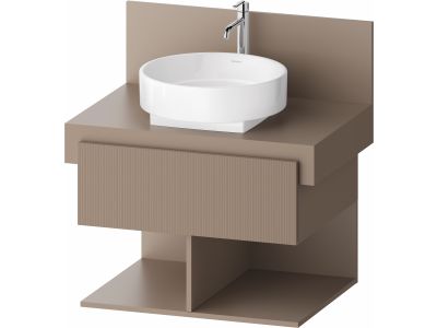 Dulap baza Duravit Balcoon 70x57cm, un sertar cu inchidere lenta, umbra mat
