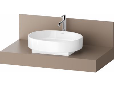 Consola pentru lavoar Duravit Balcoon Decor 100cm, cu un decupaj, umbra mat