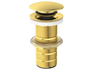 Ventil click-clack Ideal Standard pentru lavoare fara preaplin, auriu periat