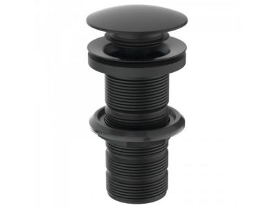 Ventil click-clack Ideal Standard pentru lavoare fara preaplin, negru mat