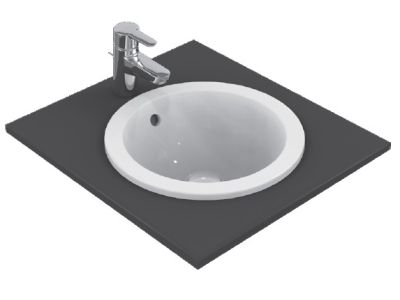 Lavoar Ideal Standard Connect Sphere 48x48cm, fara orificiu baterie