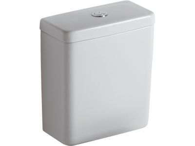 Rezervor Ideal Standard pentru vas wc pe pardoseala Connect Cube, alimentare la baza, alb