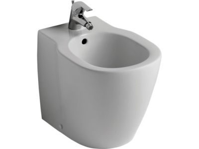 Bideu pe pardoseala Ideal Standard Connect, alb