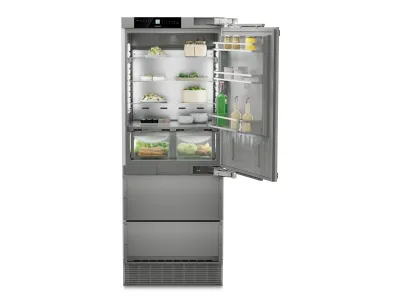 Combina frigorifica incorporabila Liebherr Premium ECBNe 7870 BioFresh, NoFrost, 402 litri, clasa E, usa dreapta, inox