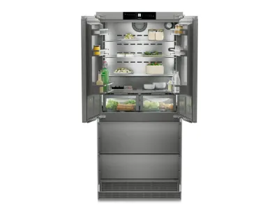 Combina frigorifica incorporabila Liebherr Premium ECBNe 8872 BioFresh, NoFrost, 522 litri, clasa E, French Door, inox