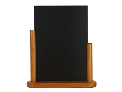 Tabla de scris Securit Elegant 32,3x27x7,1cm cu rama de lemn, teak