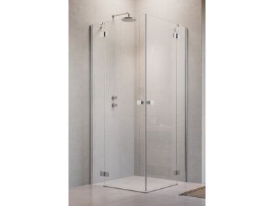 Usa de dus Radaway Essenza KDD 80cm, orientare stanga, profil crom lucios