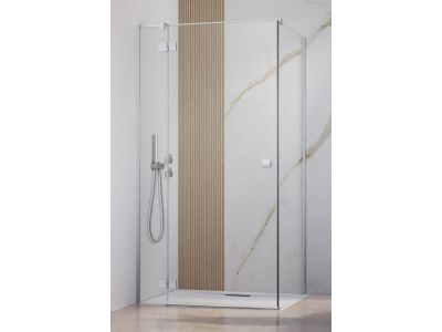 Usa de dus Radaway Essenza KDJ 80cm deschidere stanga, profil crom lucios
