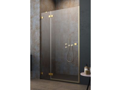 Usa de nisa batanta Radaway Essenza Pro DWJ Gold 90cm deschidere stanga, auriu lucios