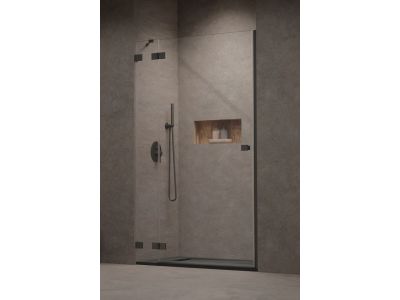 Usa de nisa batanta Radaway Essenza Pro DWJ 90cm deschidere stanga, gunmetal periat