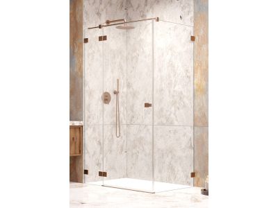 Usa de dus Radaway Essenza Pro KDJ 90cm deschidere stanga, cupru periat