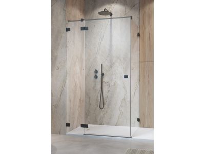 Usa de dus Radaway Essenza Pro KDJ 80cm deschidere stanga, gunmetal periat