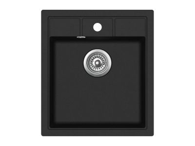Chiuveta bucatarie Teka Estella 45 S-TQ 1B, 460x515mm, tegranit Schwarzmetallic