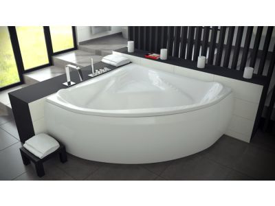 Cada baie de colt Besco Ewa 134x134cm, acril