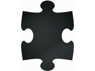 Set table de scris autoadezive Securit Puzzle Square, 40x29.6cm, negru