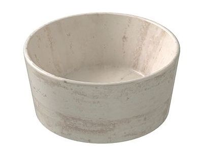 Lavoar rotund tip bol Globo Forty3 La Pietre 35cm, Travertino