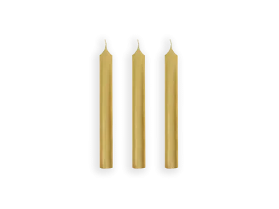 Lumanare My Jolie Candle Les Classiques Droite 22x200mm, Gold