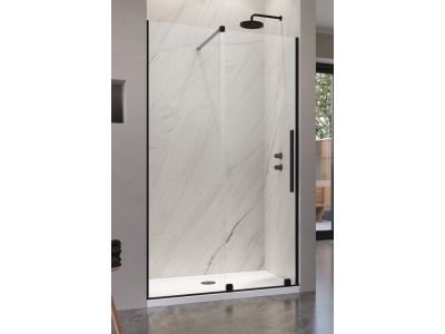 Usa de nisa culisanta Radaway Furo Black DWJ 110cm deschidere stanga