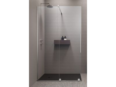 Cabina de dus tip Walk-in Radaway Furo 110 cm, orientare stanga