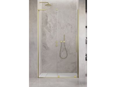 Usa de nisa culisanta Radaway Furo SL DWJ 100cm deschidere stanga, auriu periat