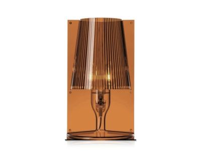Veioza Kartell Take design Ferruccio Laviani, E14 max 5W LED, h31cm, ambra