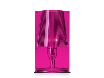 Veioza Kartell Take design Ferruccio Laviani, E14 max 5W LED, h31cm, roz