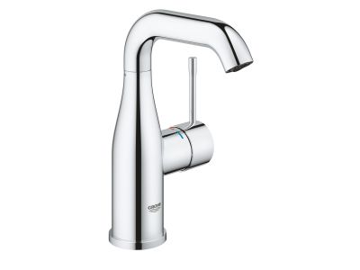 Baterie lavoar Grohe Essence M cu pipa rotativa, ventil click-clack, crom