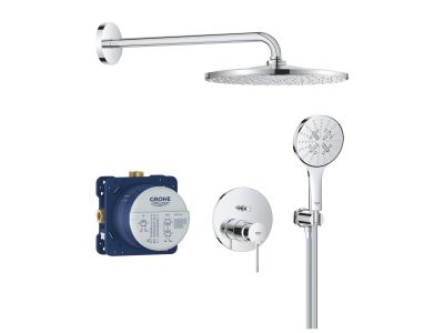 Sistem de dus incastrat Grohe Essence Rainshower Mono 310 cu 2 consumatori, crom