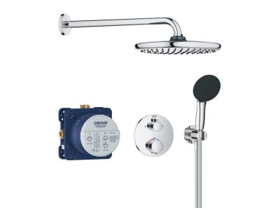 Sistem de dus incastrat Grohe Precision Vitalio Start 250 cu 2 consumatori, crom