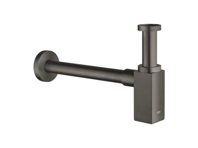 Sifon design pentru lavoar Grohe Square 40564, 1 1/4, brushed hard graphite