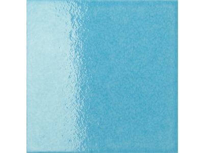 Faianta Iris Citta di Faenza 15x15cm, 10mm, Azzurro Glossy