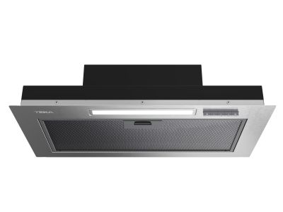Hota incorporabila Teka GFI 63030 KOS IX 60 cm, 3 trepte, 316m3/h max, Inox + cristal negru