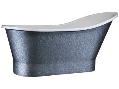 Cada freestanding Besco Gloria Glam 150x66cm, Graphite