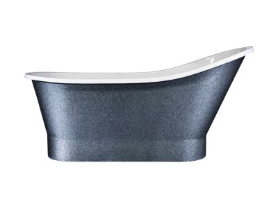 Cada freestanding Besco Gloria Glam 160x68cm, Graphite