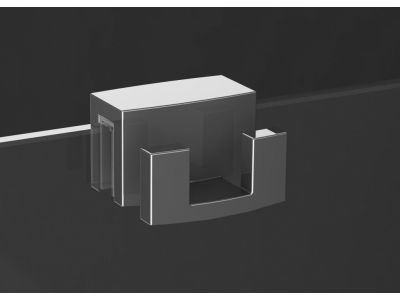 Cuier inox pentru cabina dus Radaway crom