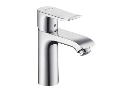 Baterie lavoar Hansgrohe Metris 110, ventil pop-up, crom