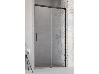 Usa de nisa culisanta Radaway Idea Black DWJ 150 R dreapta, 150cm, profil negru