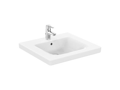 Lavoar pentru persoane cu dizabilitati Ideal Standard Connect Freedom 60x55cm cu preaplin