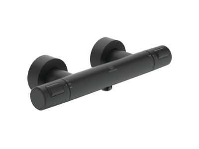 Baterie dus termostatata Ideal Standard Ceratherm T25, negru mat