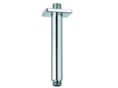Brat de dus Kludi A-QA 150mm, rozeta patrata, cu montare pe tavan