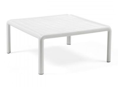 Masuta exterior Nardi Komodo Tavolino, 70x70cm, h32.5cm, alb