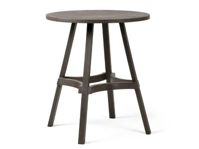 Masa exterior Nardi Combo 70, h75cm, diametru 70cm, maro terra