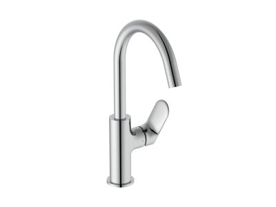 Baterie lavoar Ideal Standard Ceralife O cu pipa inalta, ventil click-clack, crom