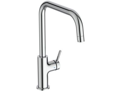 Baterie bucatarie Ideal Standard Ceraline Nuovo cu pipa tip U, crom