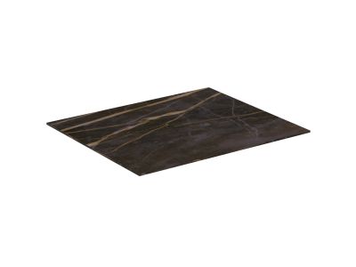 Blat ceramic Ideal Standard Conca 60x50.5cm, marmura negru intens