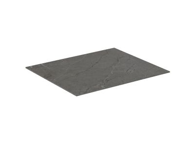 Blat ceramic Ideal Standard Conca 60x50.5cm, gri deschis mat