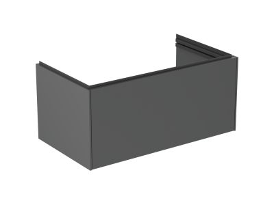 Dulap baza Ideal Standard Conca 80x44x37cm, cu 1 sertar, antracit mat