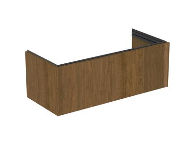 Dulap baza Ideal Standard Conca 100x44x37cm, cu 1 sertar, nuc inchis